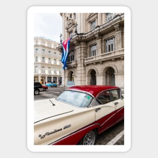 Ford Fairlane 500 In Havana Cuba Sticker